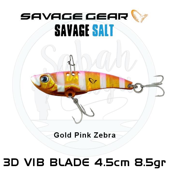 Savage Gear 3D Minnow VIB Blade 4.5cm 8.5gr Gold Pink Zebra