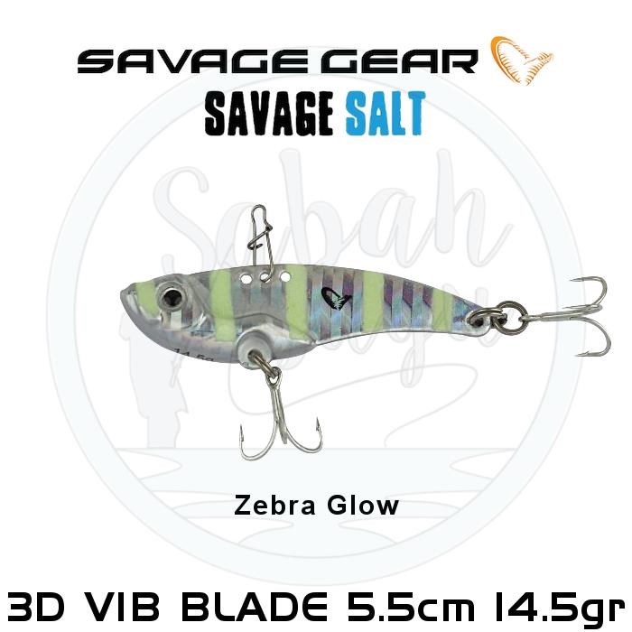 Savage Gear 3D Minnow VIB Blade 5.5cm 14.5gr Zebra Glow
