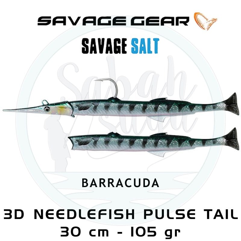 Savage Gear 3D Needlefish Pulsetail 2+1 30cm 105gr Barracuda