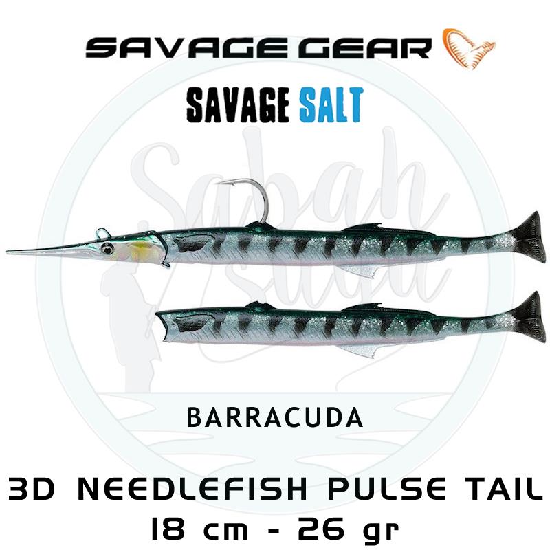 Savage Gear 3D Needlefish Pulsetail 2+1 18cm 26gr Barracuda