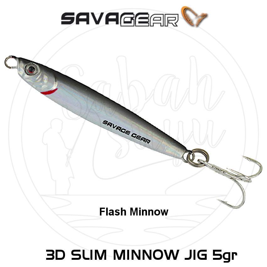 Savage Gear 3D Slim Minnow Baby Jig 5g 4.6cm Flash Minnow