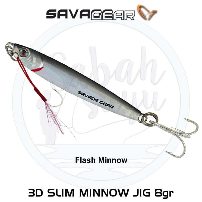 Savage Gear 3D Slim Minnow Baby Jig 8g 5.4cm Flash Minnow