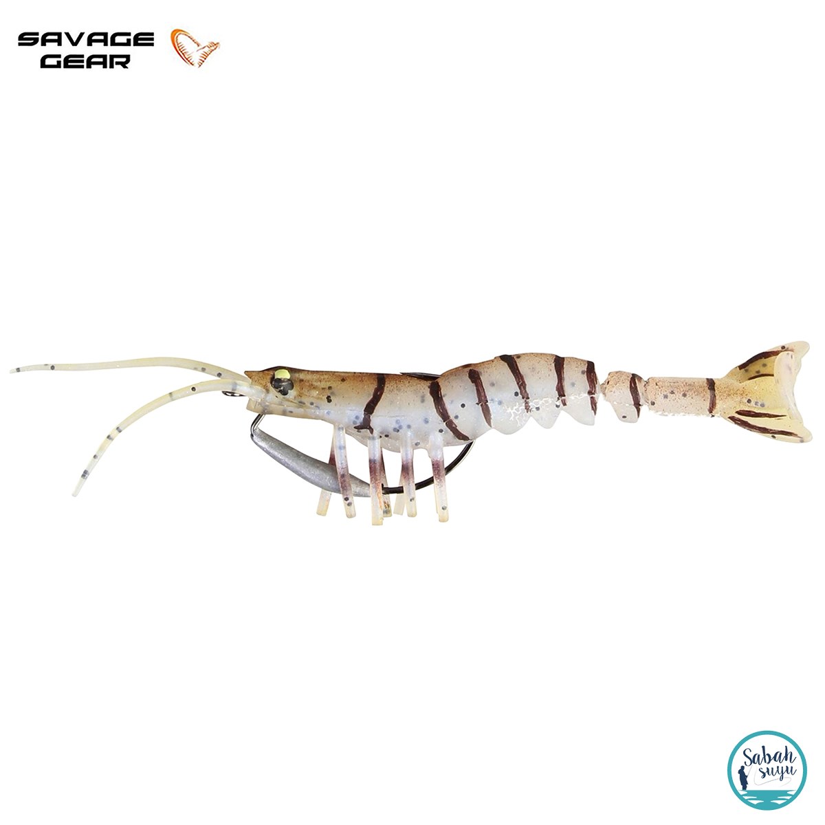 Savage Gear 3D TPE Manic Shrimp 10cm 8gr Silikon Yem Blue Pearl