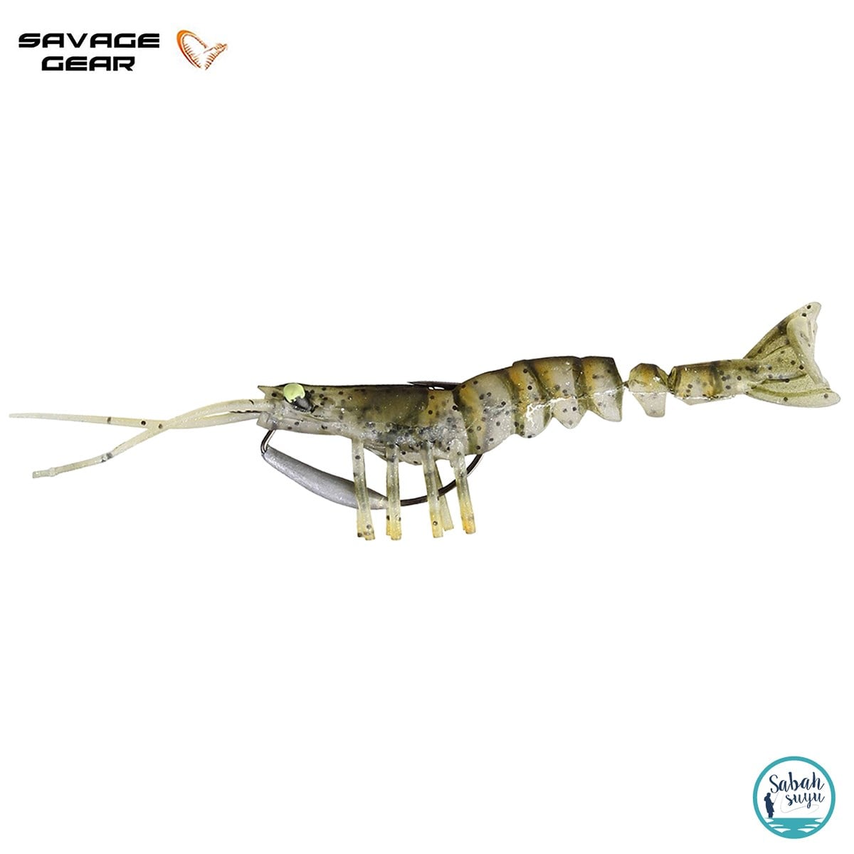 Savage Gear 3D TPE Manic Shrimp 6.5cm 4gr Silikon Brown