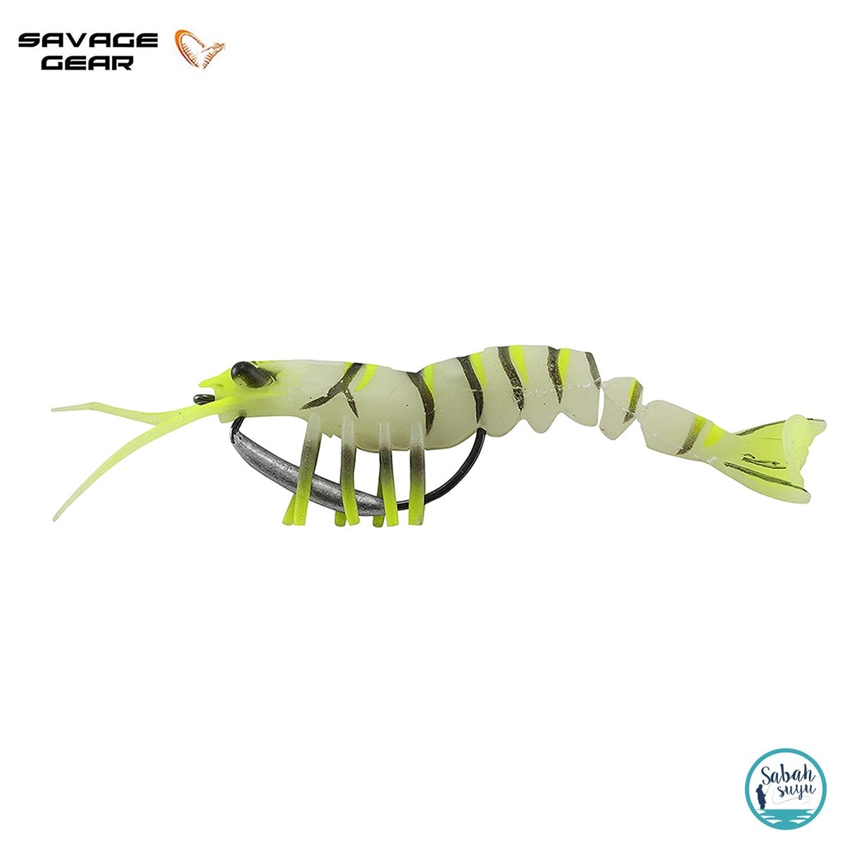 Savage Gear 3D TPE Manic Shrimp 6.5cm 4gr Silikon Glow
