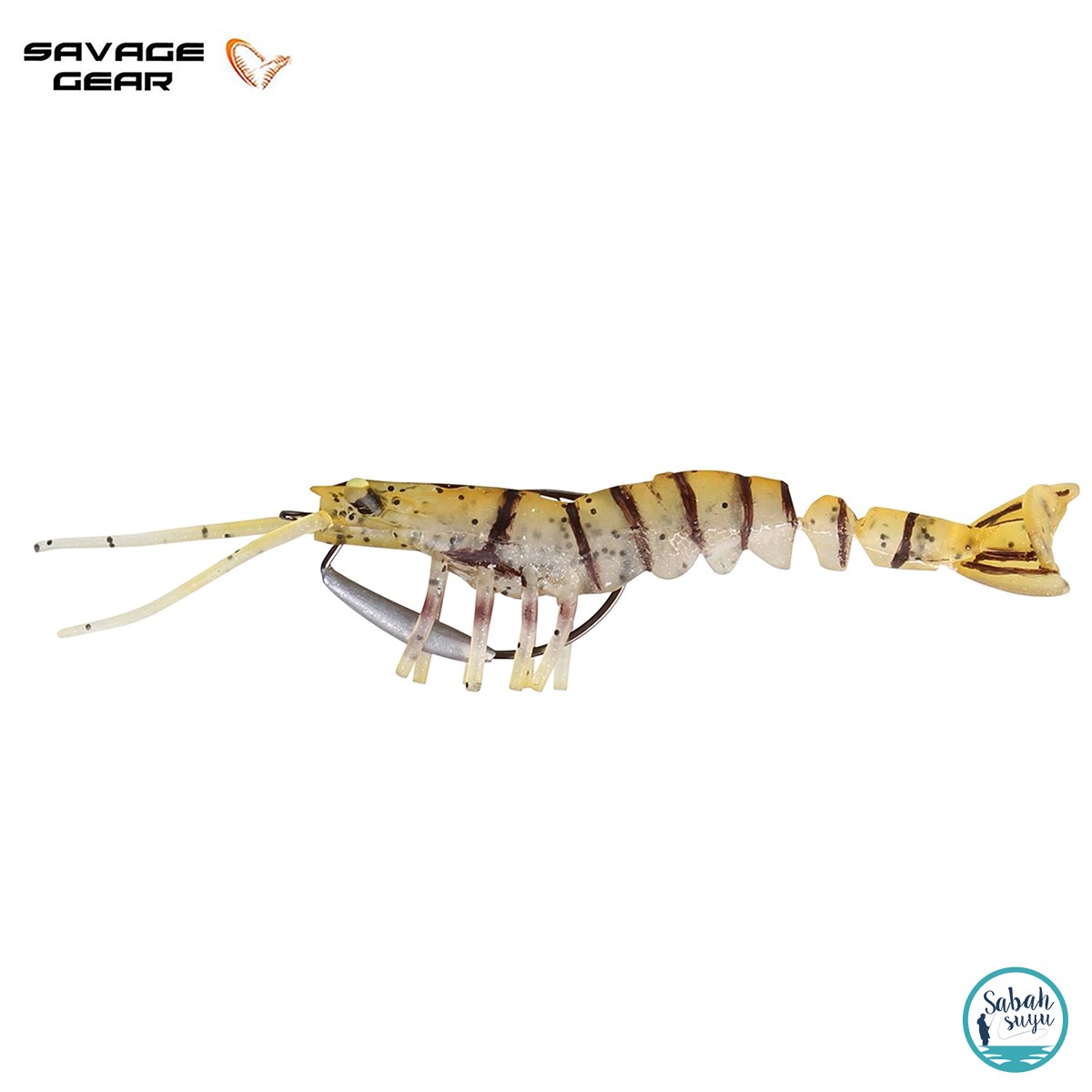 Savage Gear 3D TPE Manic Shrimp 6.5cm 4gr Silikon Gold