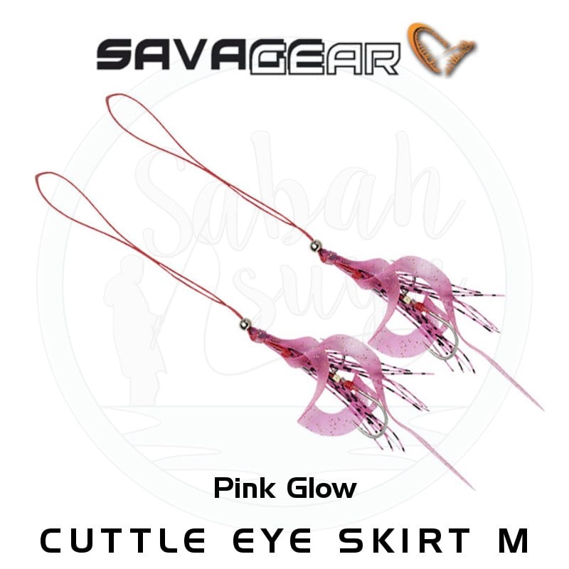 Savage Gear Cuttle Eye İğneli Yedek Kuyruk Pink Glow M Boy
