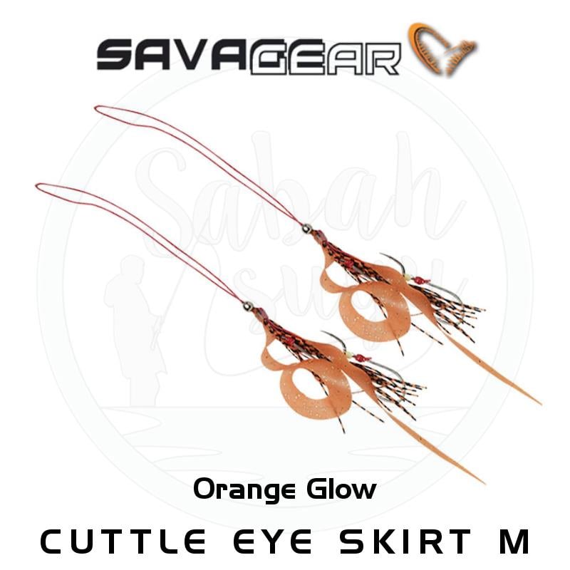 Savage Gear Cuttle Eye İğneli Yedek Kuyruk Orange Glow M Boy