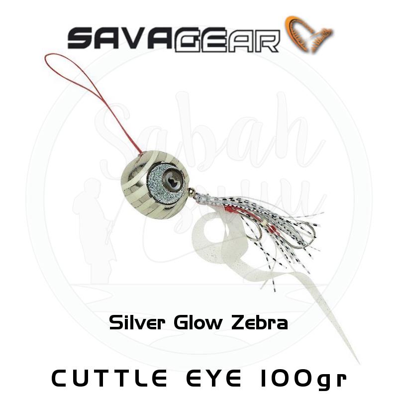 Savage Gear Cuttle Eye Suni Yem 100gr. Silver Glow Zebra