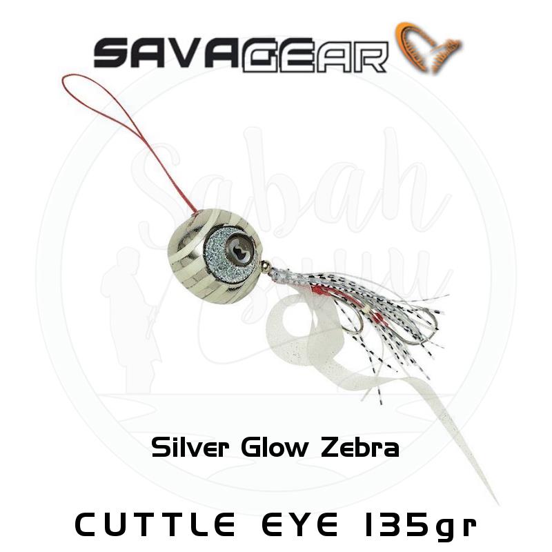 Savage Gear Cuttle Eye Suni Yem 135gr. Silver Glow Zebra