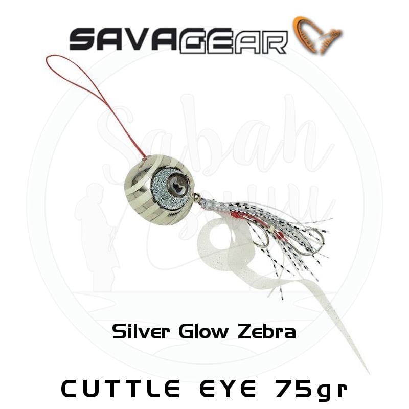 Savage Gear Cuttle Eye Suni Yem 75gr. Silver Glow Zebra