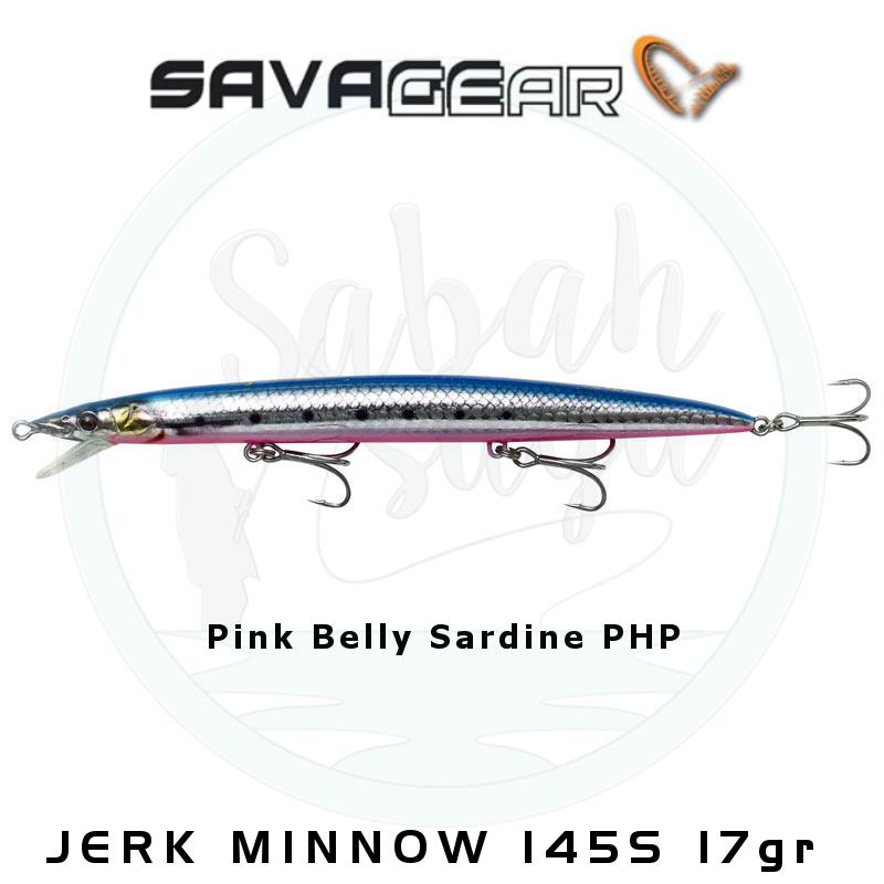 Savage Gear Jerk Minnow 145mm 17gr Sinking Pink Belly Sardine PHP