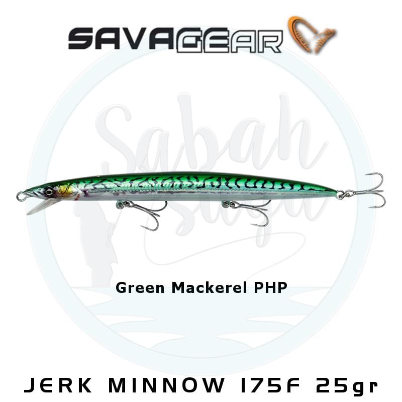 Savage Gear Jerk Minnow 175mm 25gr Floating Green Mackerel PHP