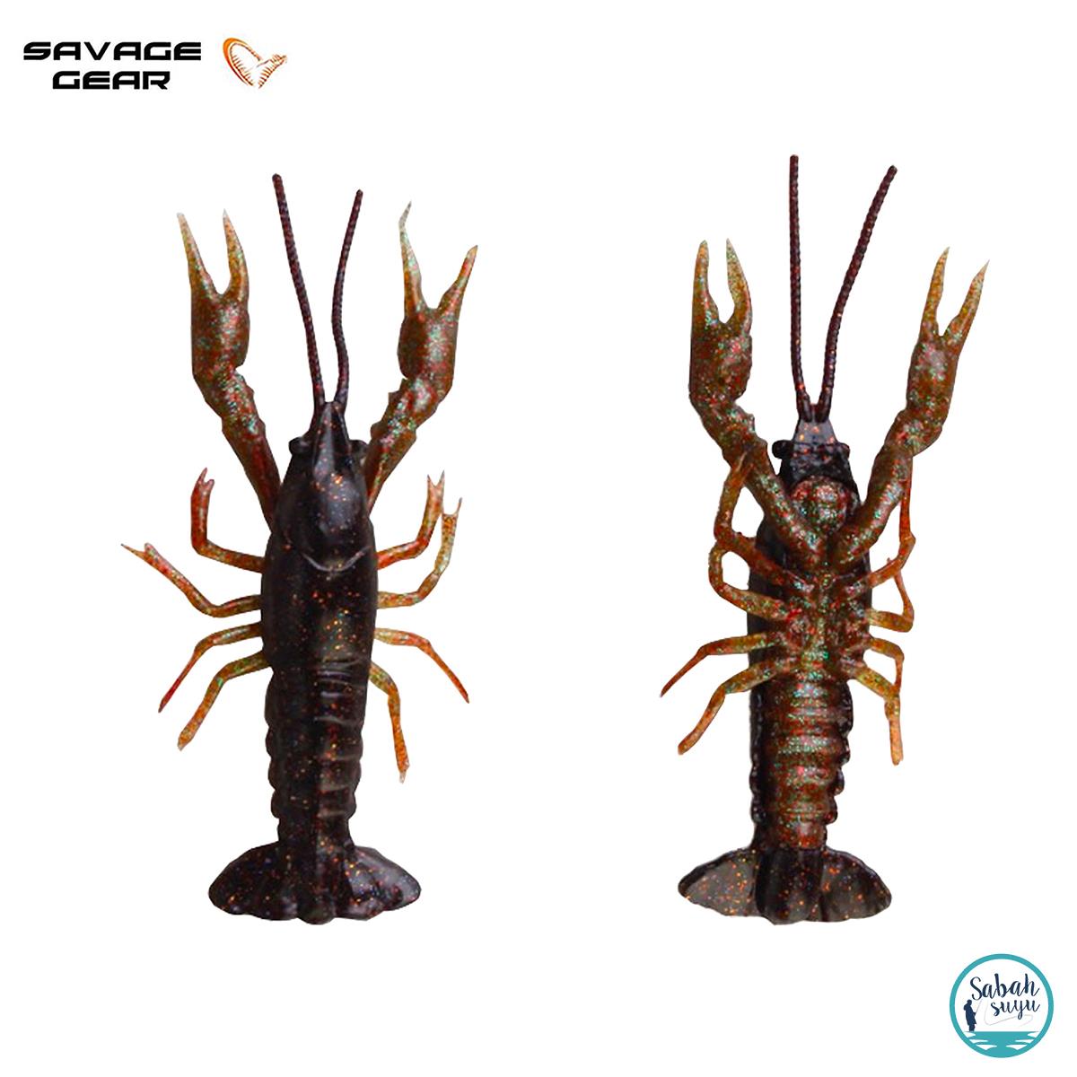 Savage Gear LB 3D Crayfish 8cm 4gr Silikon Yem (4Ad) Black Brown