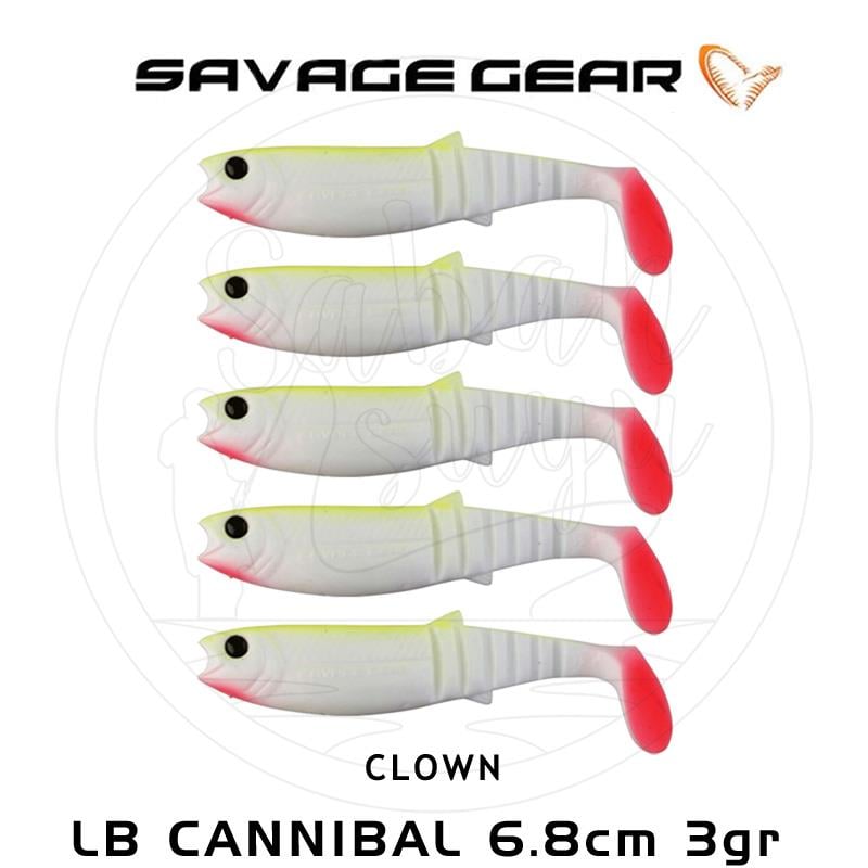 Savage Gear LB Cannibal 6.8cm 3gr Silikon Yem (5ad) Clown