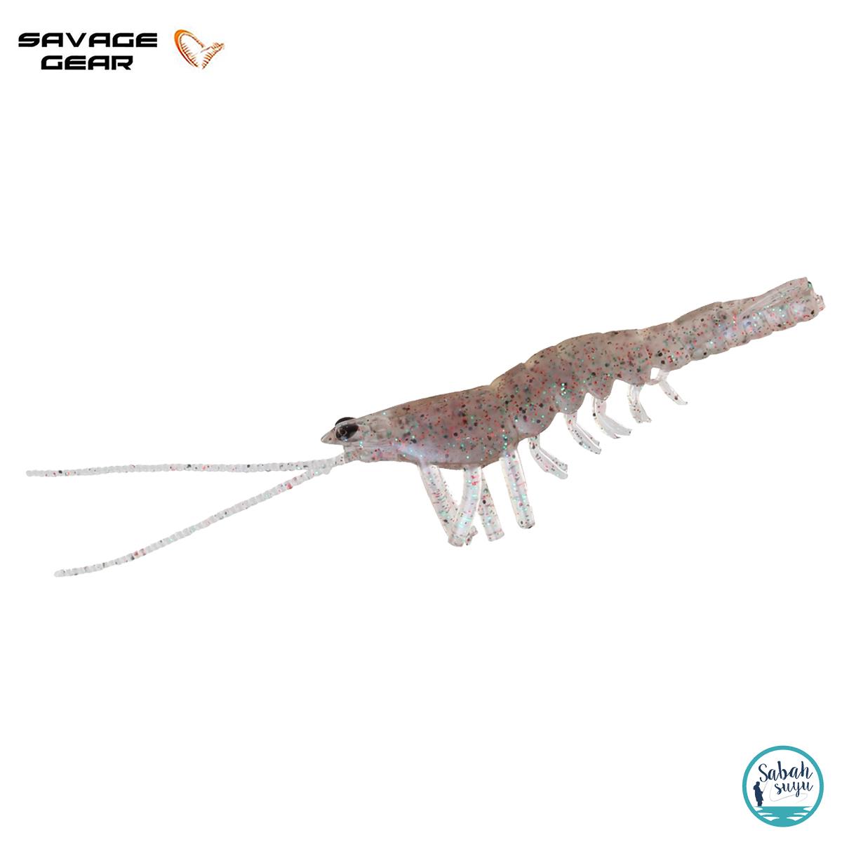 Savage Gear LB Manic Shrimp 6.6cm 5gr Silikon Yem (4Ad) Blue Pearl Sand