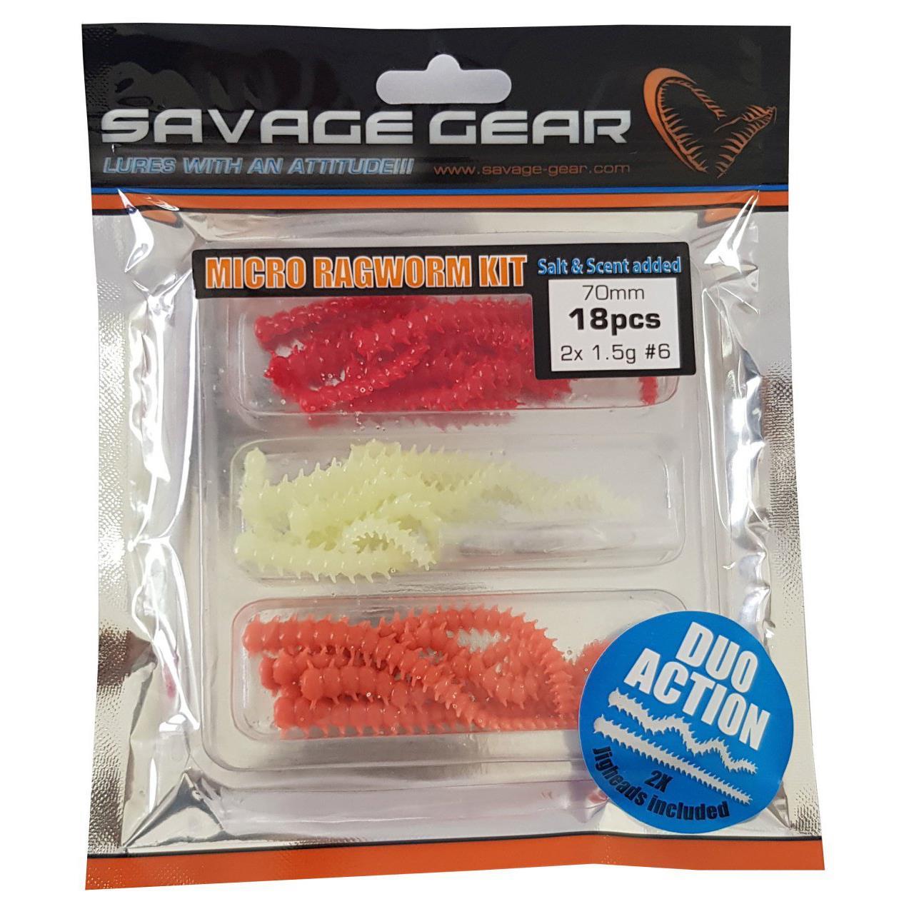 Savage Gear LRF Ragworm Kit 18+2 Parça UV-RPG