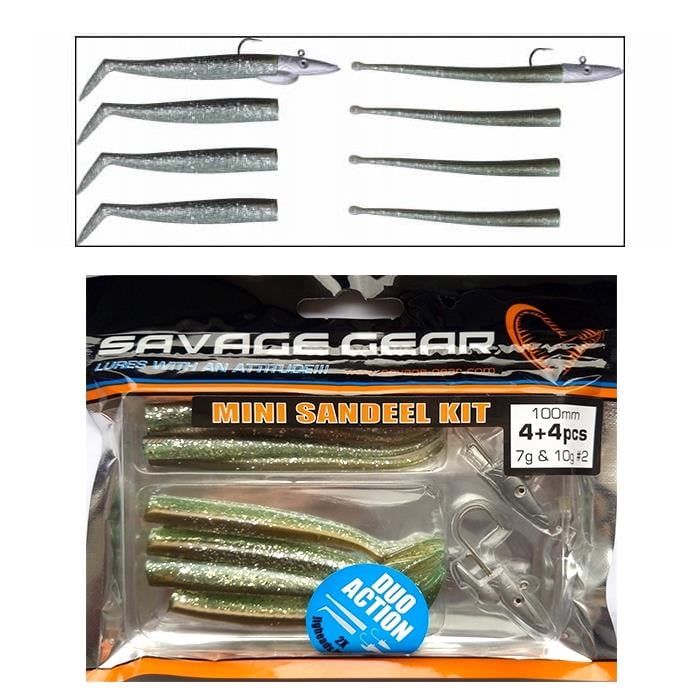 Savage Gear Mini Sandeel Kit 10 Parça (1+1+4+4) Suni Yem Sandeel