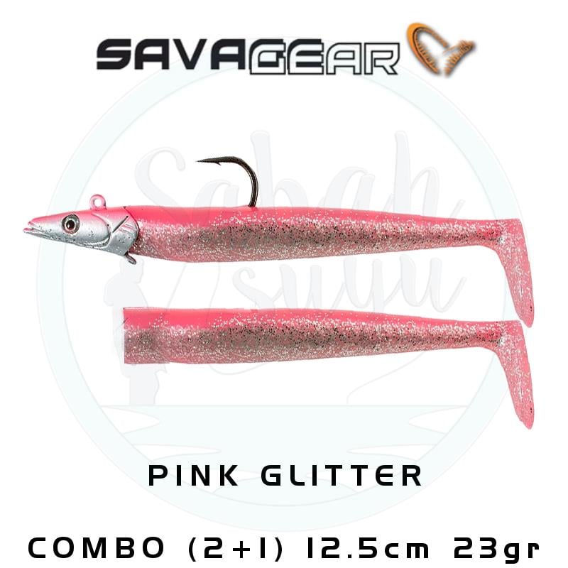 Savage Gear Sandeel 12.5cm 23gr. Combo (2+1) Pink Glitter
