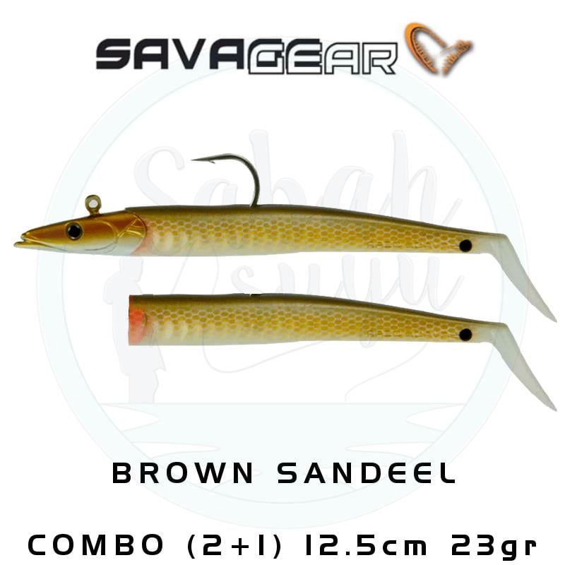 Savage Gear Sandeel 12.5cm 23gr. Combo (2+1) Brown Sandeel