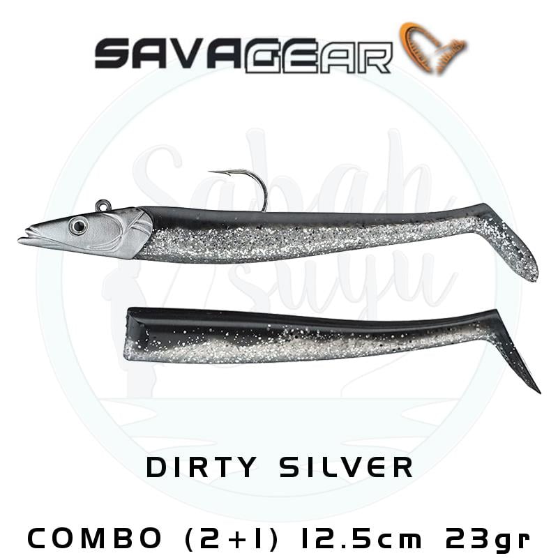 Savage Gear Sandeel 12.5cm 23gr. Combo (2+1) Dirty Silver