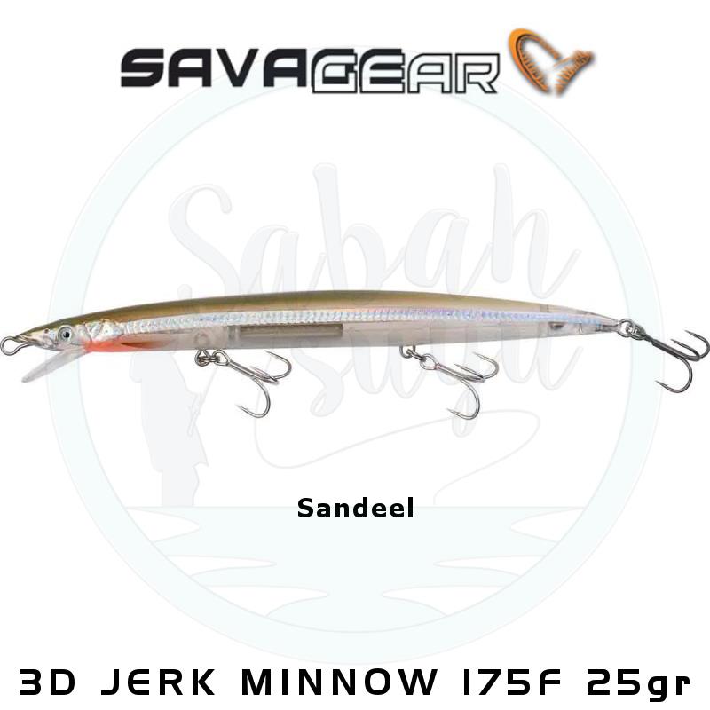 Savage Gear Sandeel 3D Jerk Minnow 175mm 25gr Floating Sandeel