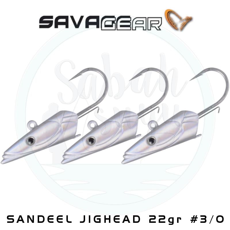 Savage Gear Sandeel Jighead 22gr #3/0 (3 Adet)