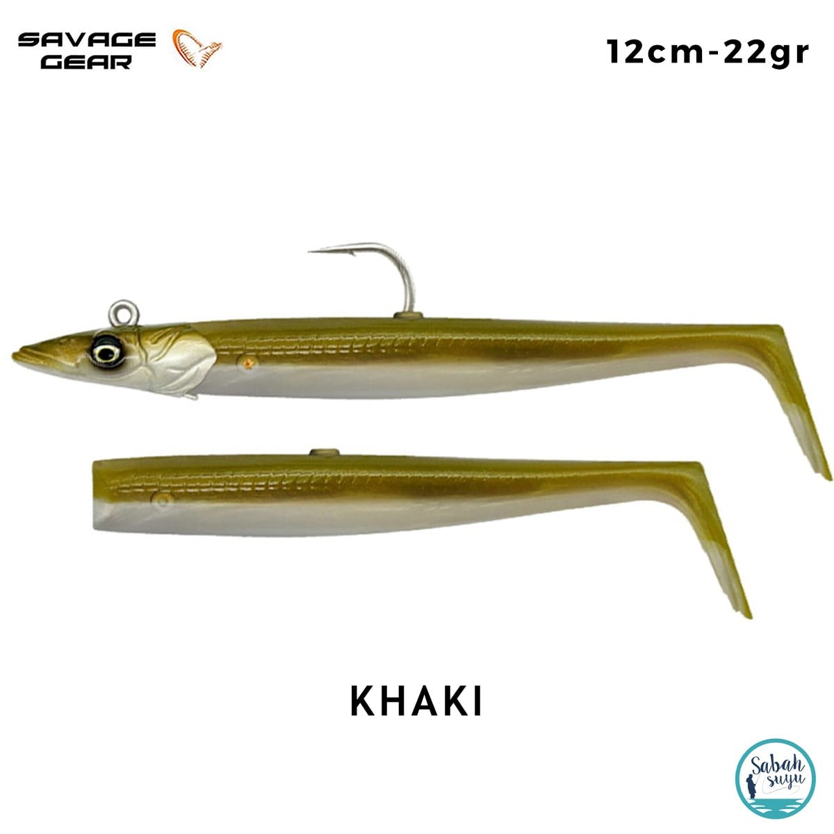 Savage Gear Sandeel V2 12 cm 22gr Combo (2+1) Khaki