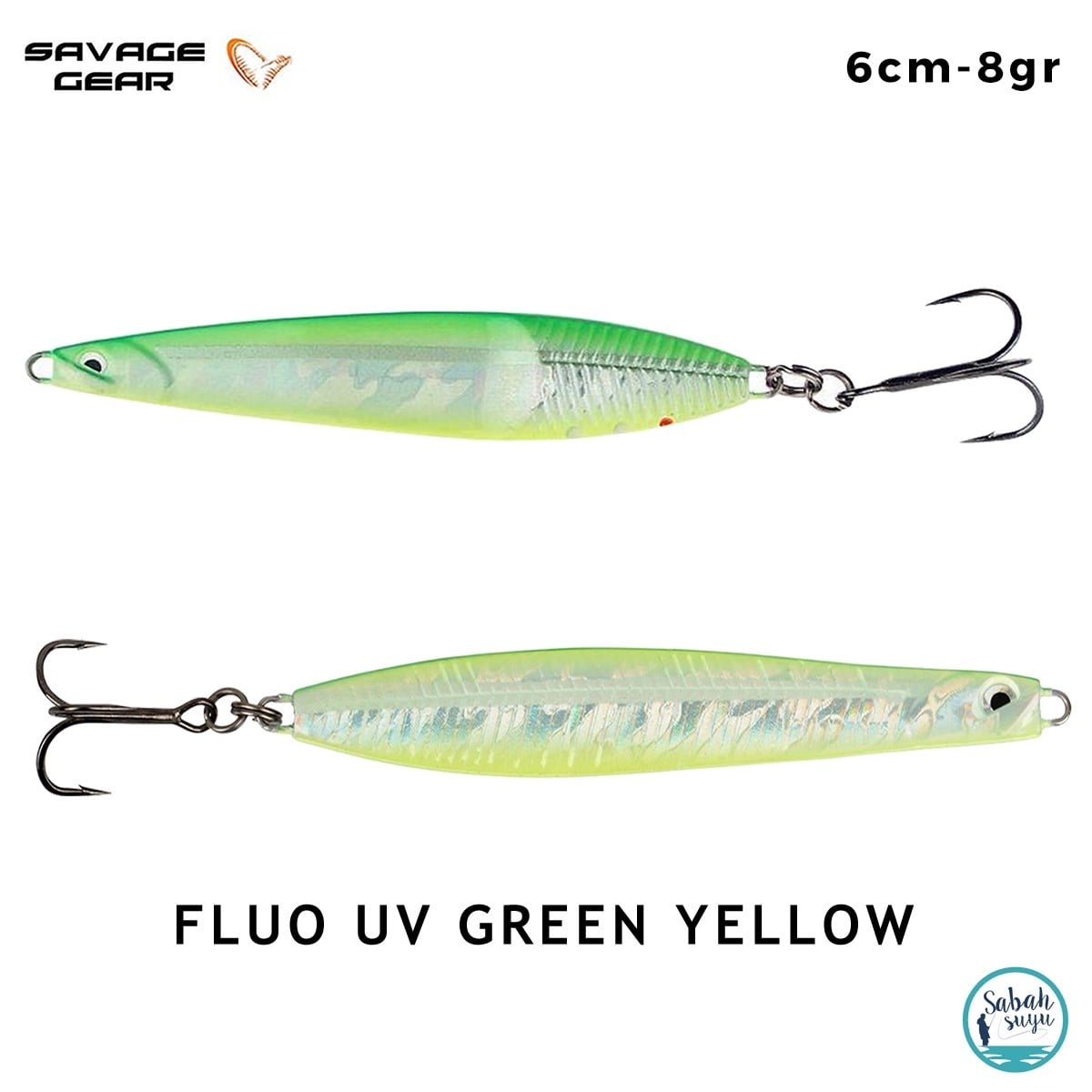 Savage Gear Seeker ISP 60mm 8gr NL Kaşık Yem Fluo UV Green Yellow