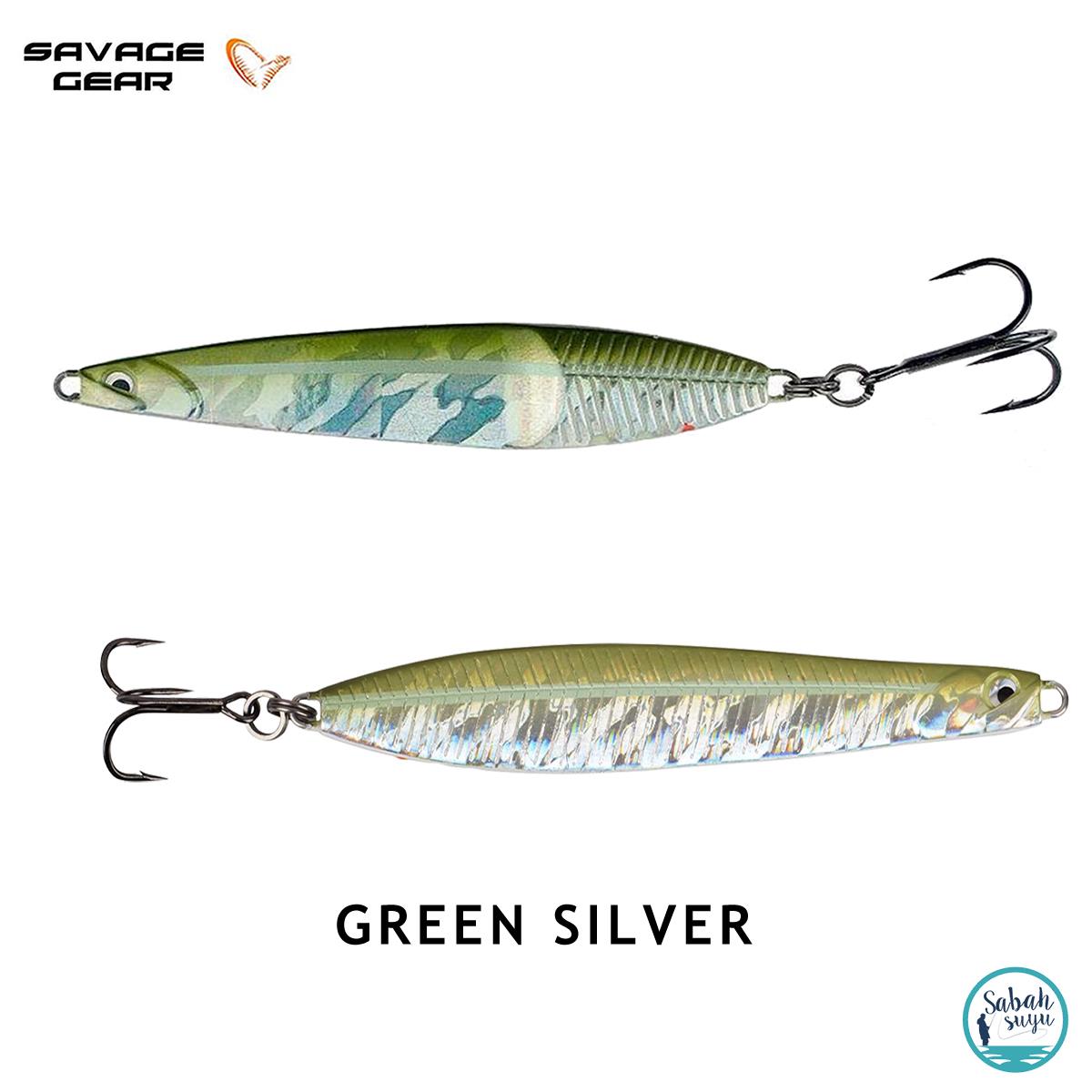 Savage Gear Seeker ISP 68mm 12gr Kaşık Yem Green Silver