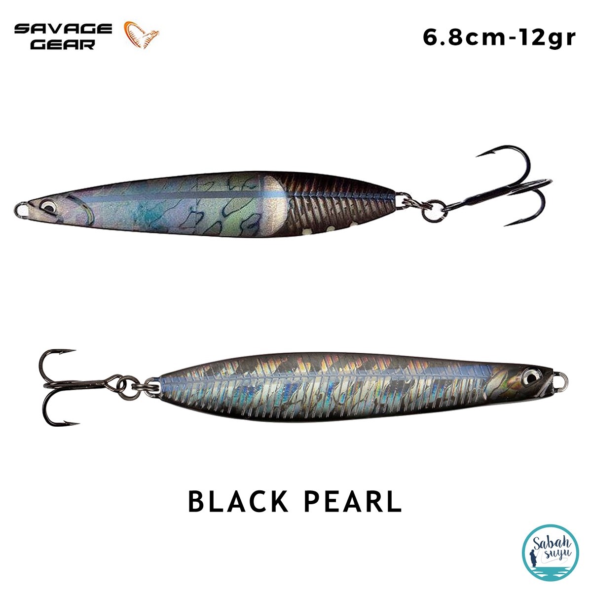 Savage Gear Seeker ISP 68mm 12gr Kaşık Yem Black Pearl