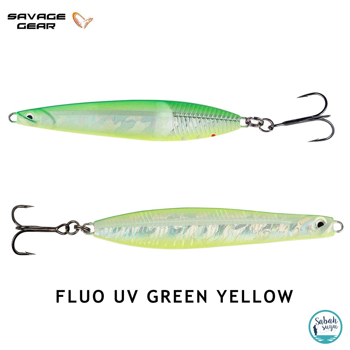 Savage Gear Seeker ISP 68mm 12gr Kaşık Yem Fluo UV Green Yellow