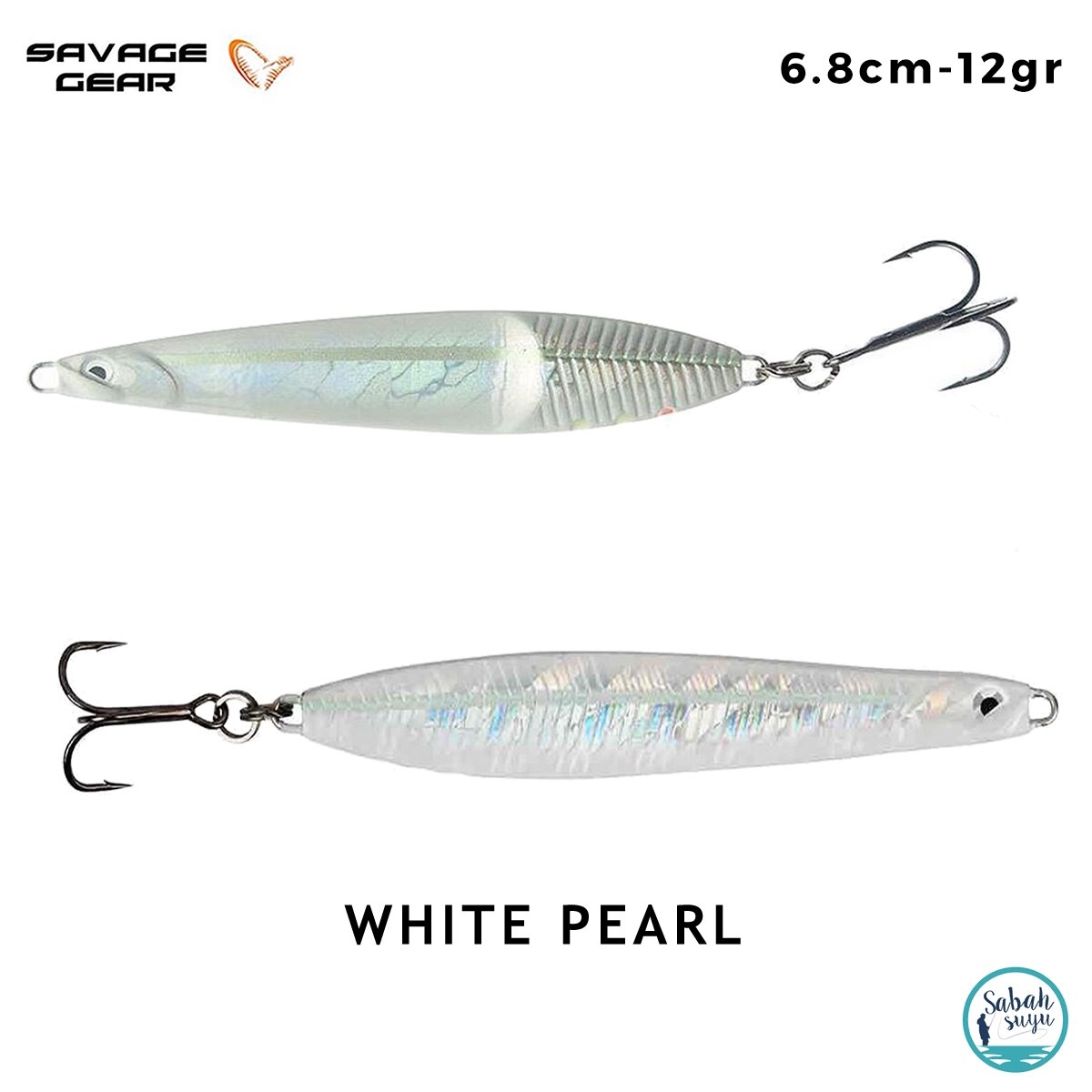 Savage Gear Seeker ISP 68mm 12gr Kaşık Yem NL White Pearl