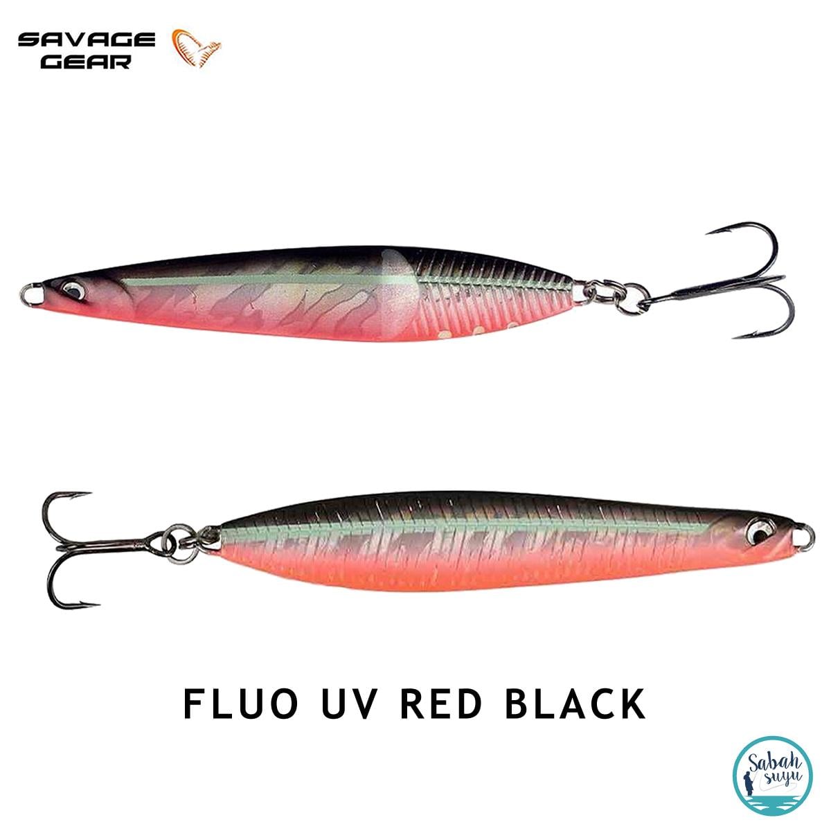 Savage Gear Seeker ISP 68mm 12gr Kaşık Yem Fluo UV Red Black