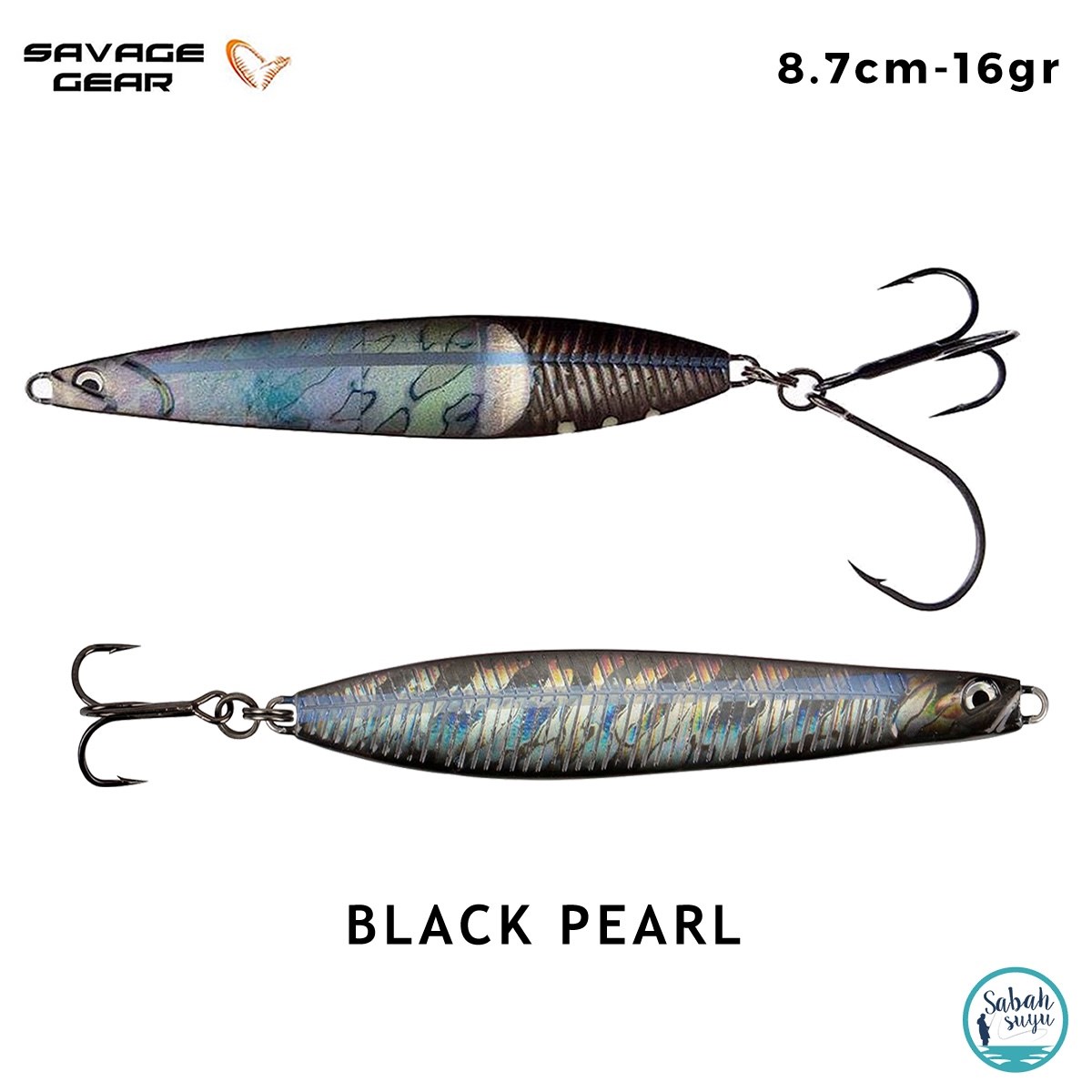 Savage Gear Seeker ISP 87mm 16gr Kaşık Yem Black Pearl