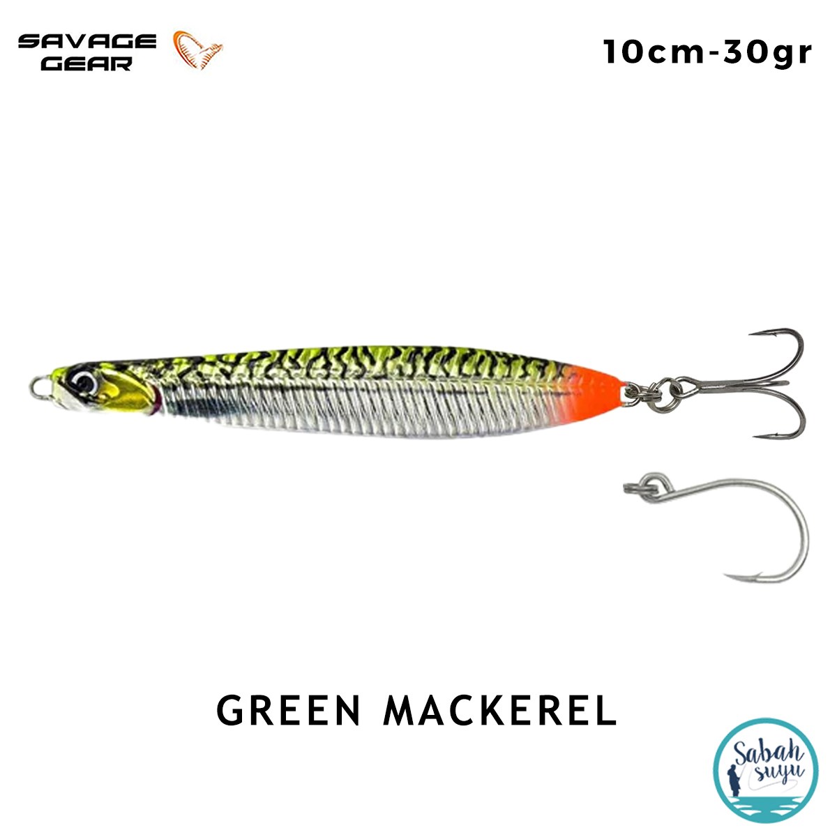 Savage Gear Surf Seeker 10cm 30gr Kaşık Yem Green Mackerel