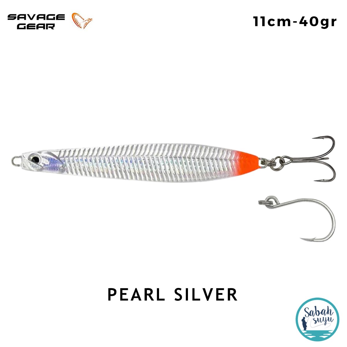 Savage Gear Surf Seeker 11cm 40gr Kaşık Yem Pearl Silver