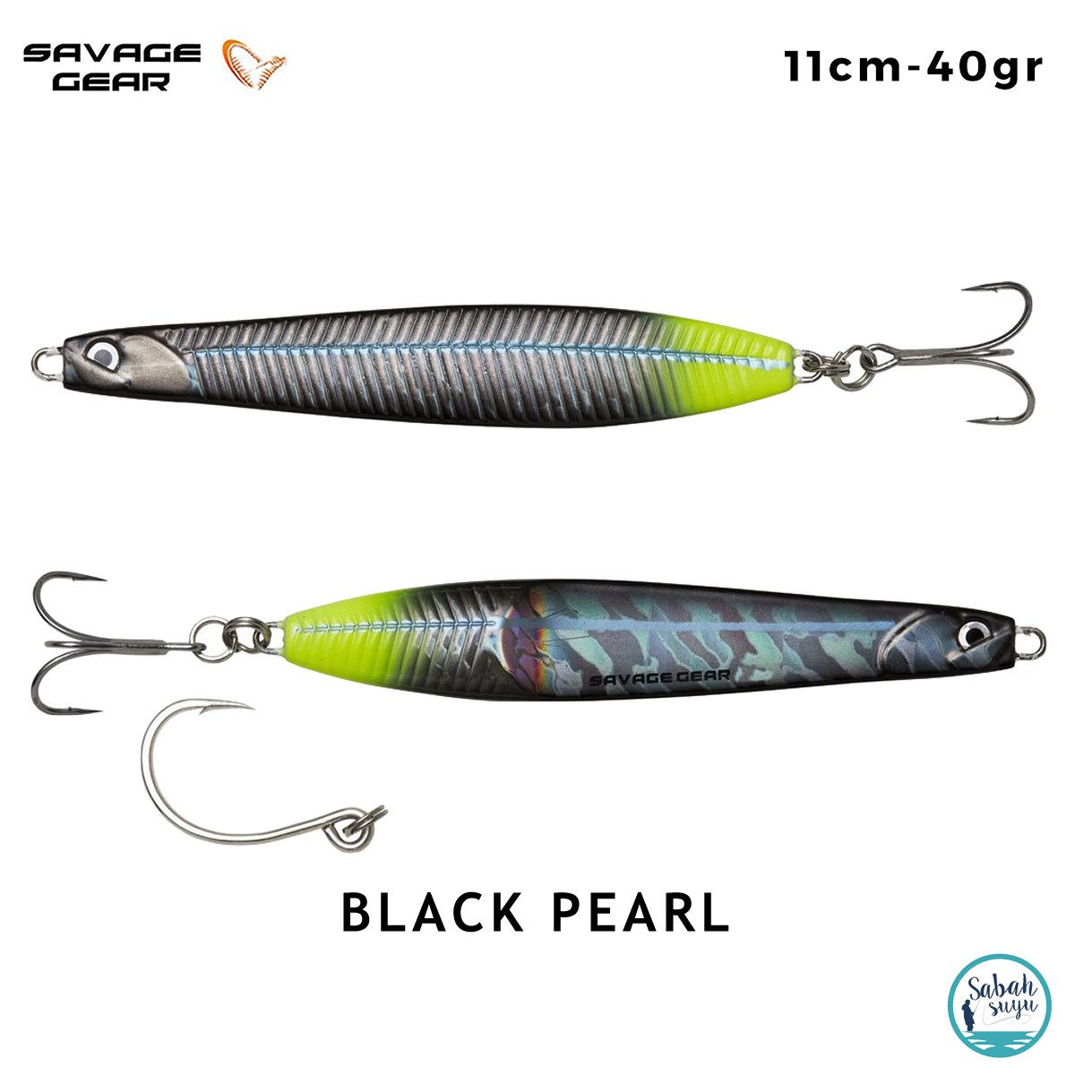 Savage Gear Surf Seeker 11cm 40gr Kaşık Yem Black Pearl