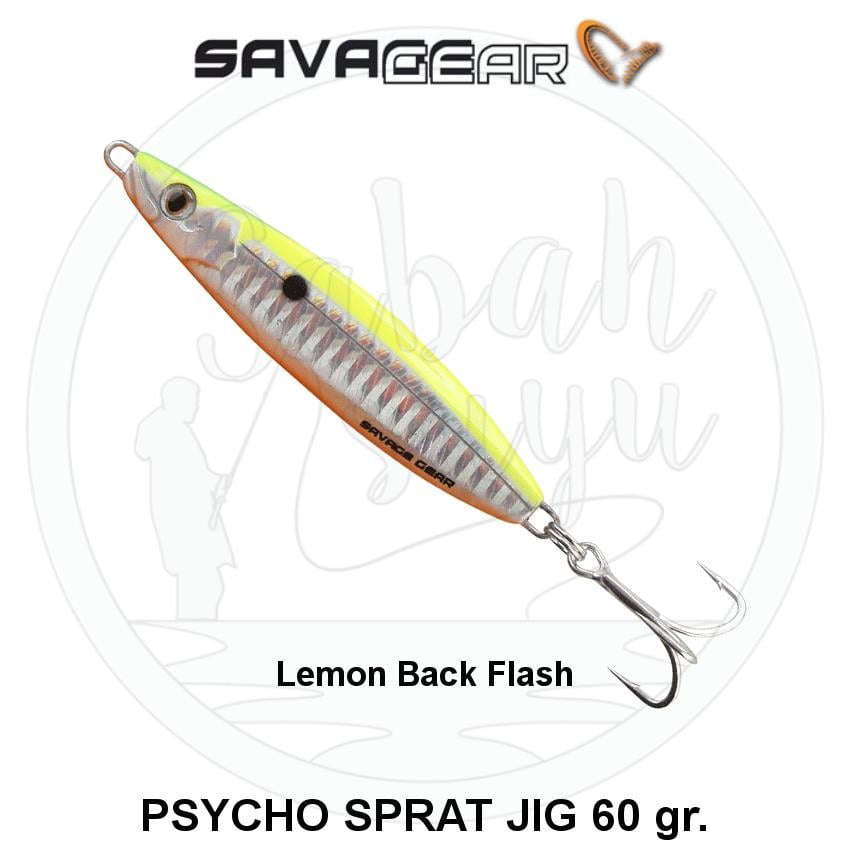 Savagear Psycho Sprat Jig 60gr. Lemon Back Flash