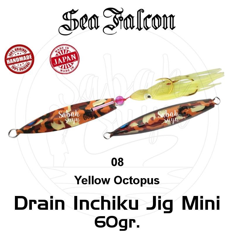 Sea Falcon Drain Inchiku Mini 60gr. 08 Yellow Octopus