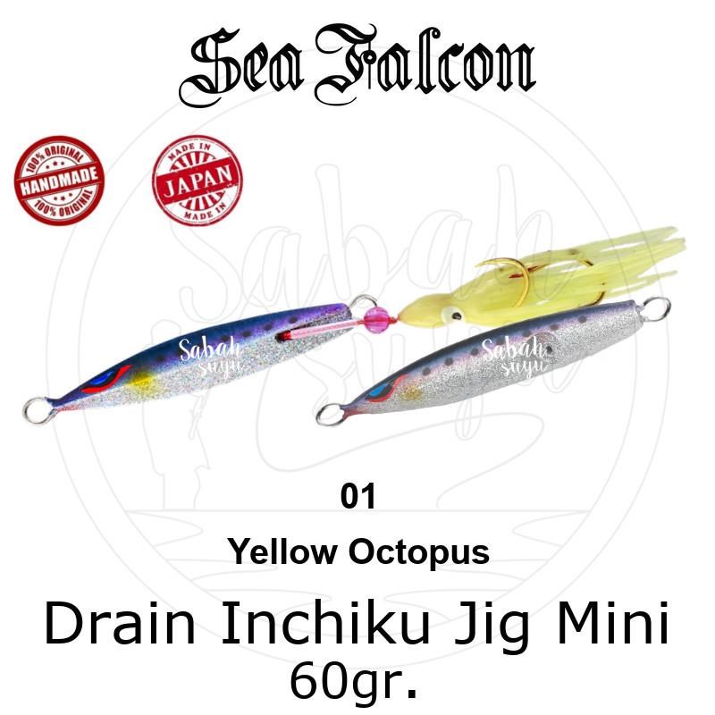 Sea Falcon Drain Inchiku Mini 60gr. 01 Yellow Octopus