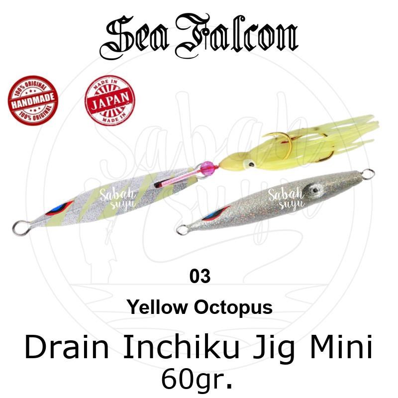 Sea Falcon Drain Inchiku Mini 60gr. 03 Yellow Octopus