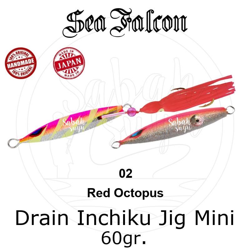 Sea Falcon Drain Inchiku Mini 60gr. 02 Red Octopus
