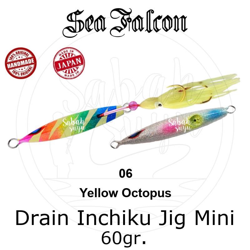 Sea Falcon Drain Inchiku Mini 60gr. 06 Yellow Octopus
