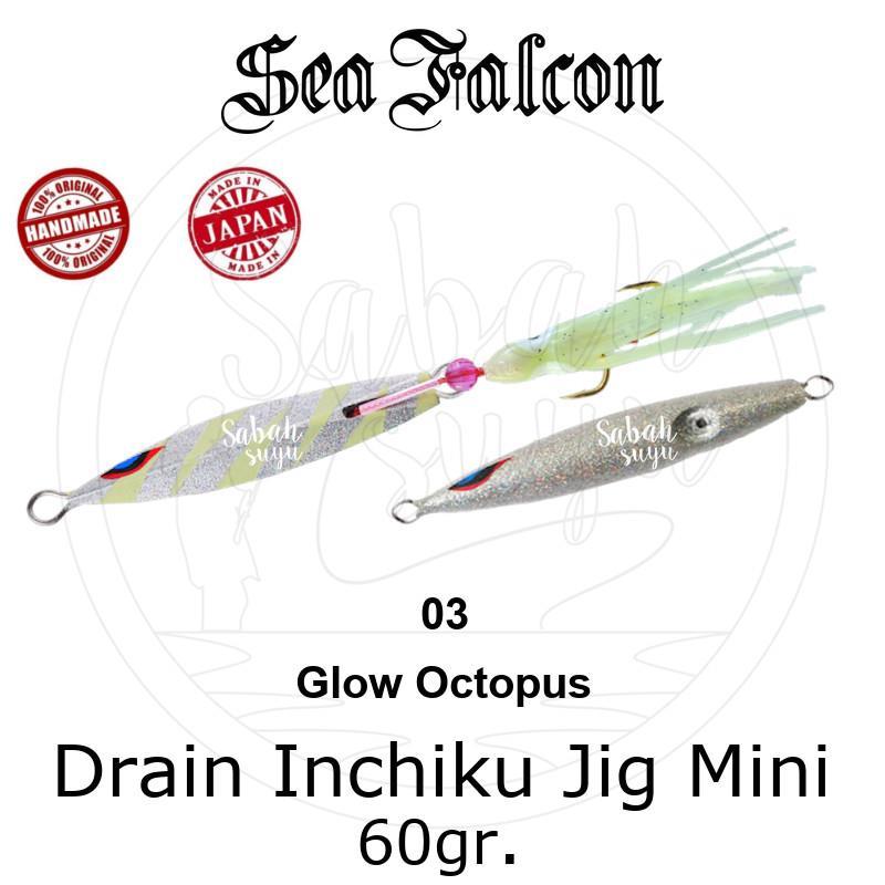 Sea Falcon Drain Inchiku Mini 60gr. 03 Glow Octopus