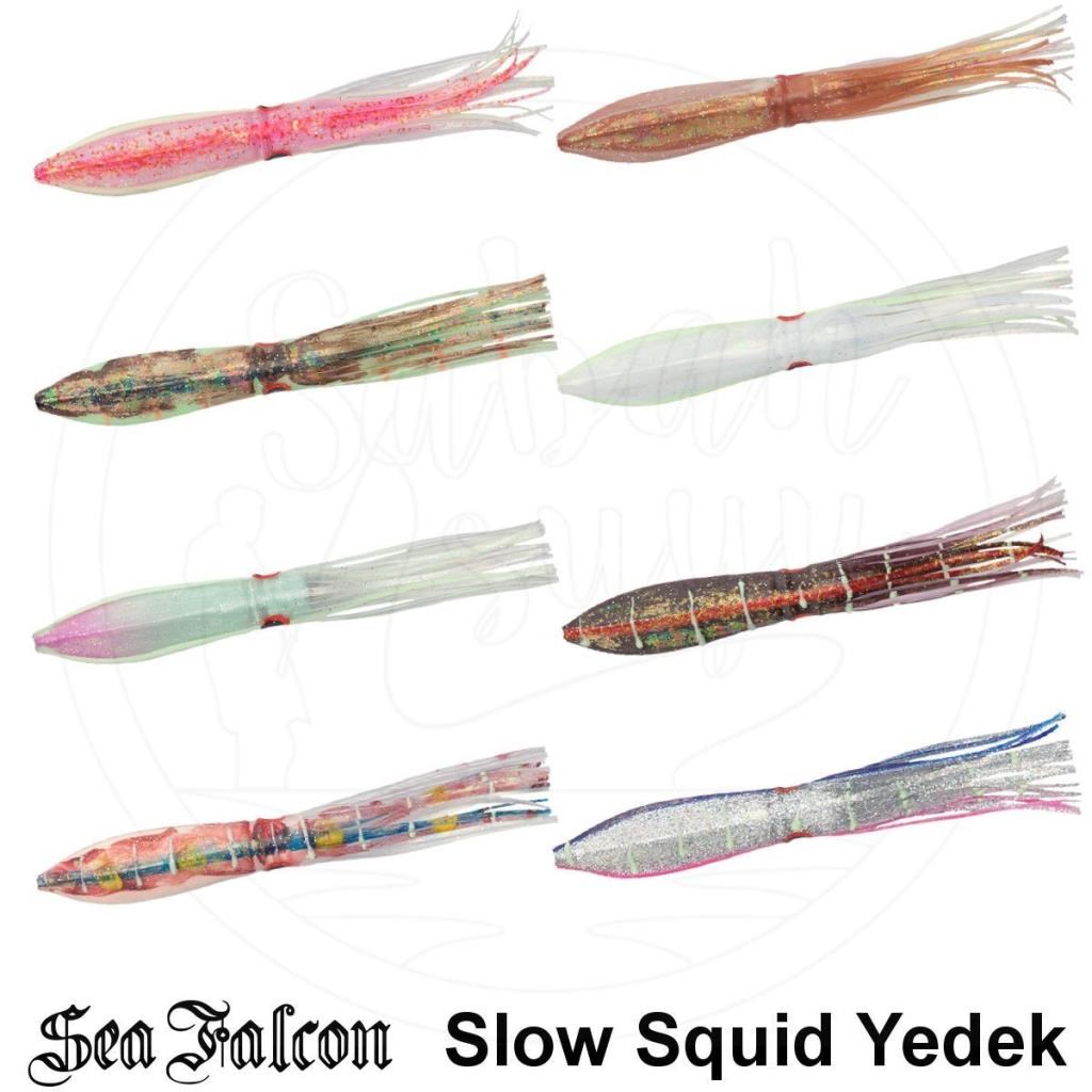 Sea Falcon Slow Squid Yedek Silikon Kalamar 12cm 06