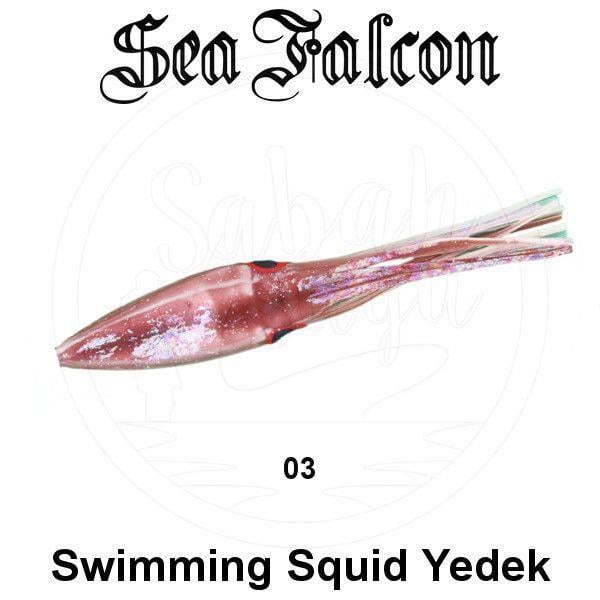 Sea Falcon Swimming Squid Casting Yedek Silikon Kalamar 12cm 03