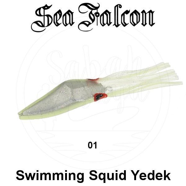 Sea Falcon Swimming Squid Casting Yedek Silikon Kalamar 10cm 01
