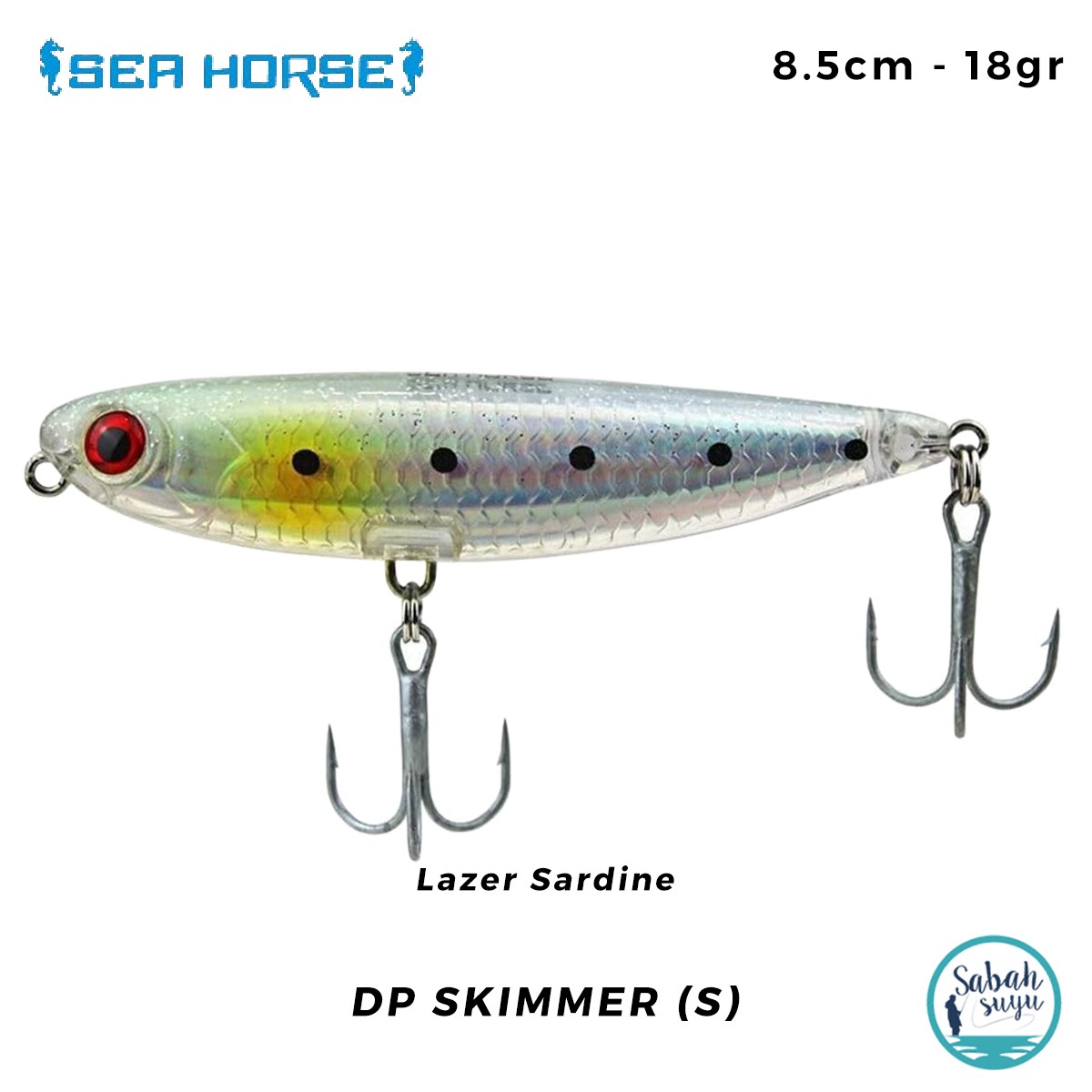 Sea Horse DP Skimmer 85 (S) 8.5cm 18gr Lazer Sardine