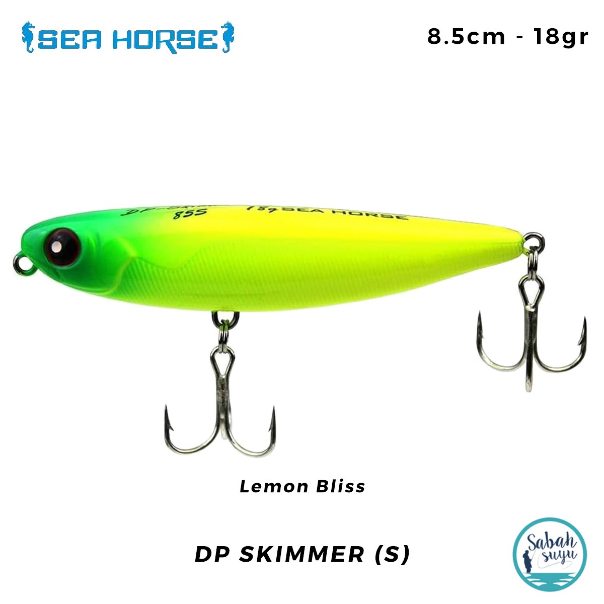 Sea Horse DP Skimmer 85 (S) 8.5cm 18gr Lemon Bliss